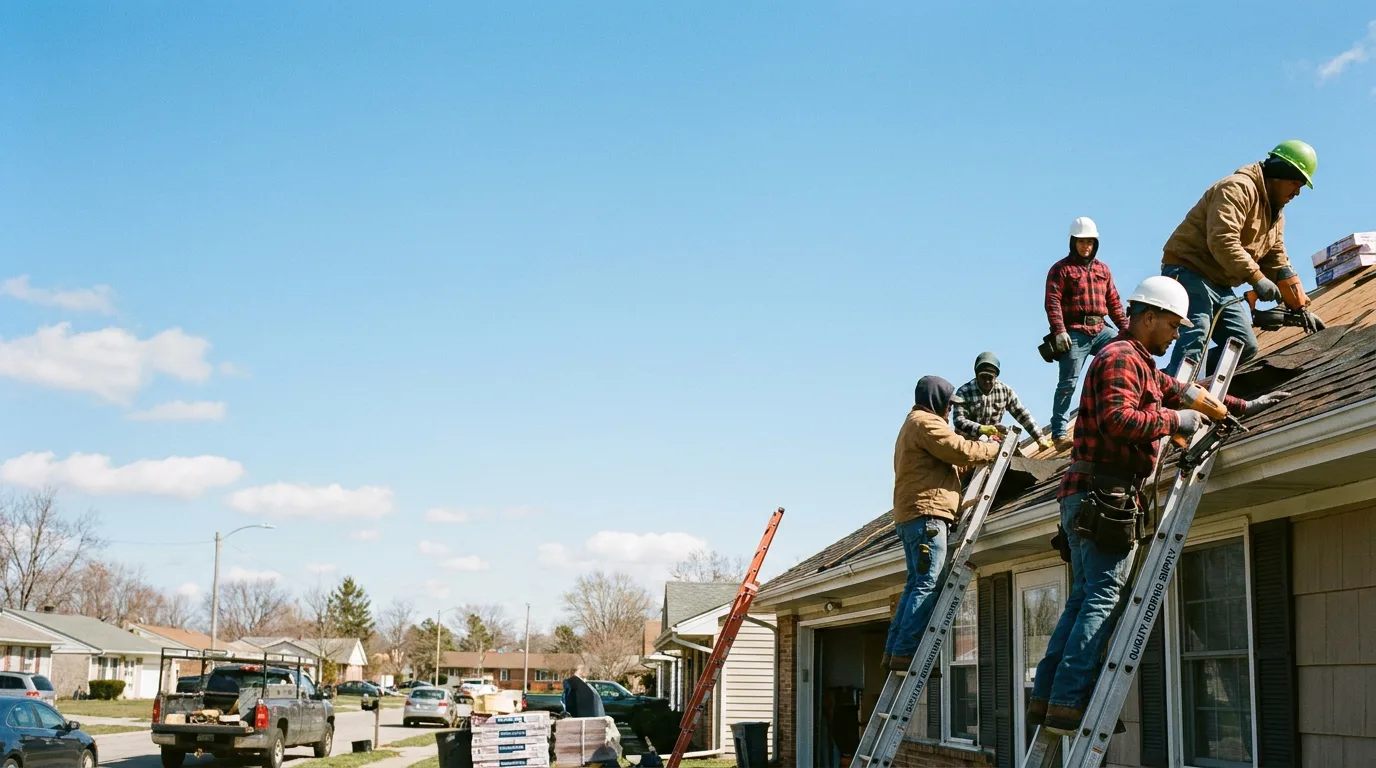 Roofing in Larsen, WI near me